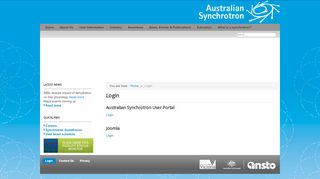 
                            1. Login - Australian Synchrotron