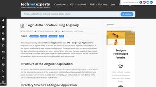 
                            9. Login Authentication using AngularJS | TechNetExperts