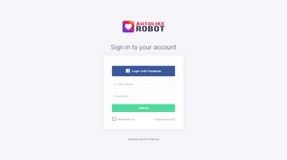 
                            6. Login - AutoLikeRobot.com