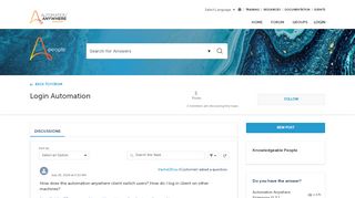 
                            8. Login Automation - Apeople - Automation Anywhere