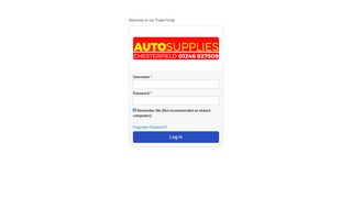 
                            4. Login - Autosupplies (Chesterfield)