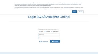 
                            11. Login (AVA/Ambiente Online) - unicesumar.edu.br