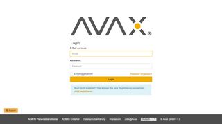 
                            2. Login Avax GmbH