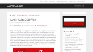 
                            9. Login Avira 2019 Vpn - Avira 2019 Download - …