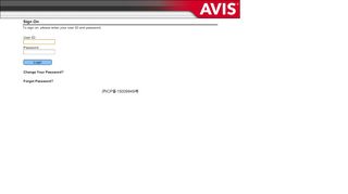 
                            8. Login - Avis Rent a Car