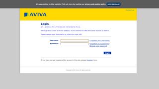 
                            3. Login - Aviva