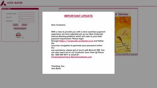 
                            2. Login - Axis Bank