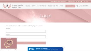 
                            2. Login - Beauty Angels USA