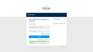 
                            4. Login - Bedford School