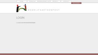 
                            4. Login - Bedrijfsartsenpost