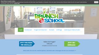 
                            9. Login & Bestellung - BRUNCH @ SCHOOL - Catering Schulen