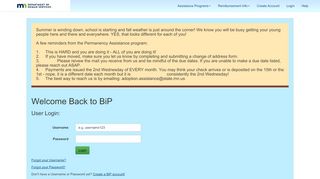 
                            9. Login BiP | The Benefits Information Portal