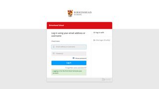 
                            4. Login - Birkenhead School