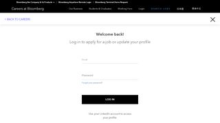 
                            7. Login | Bloomberg Careers