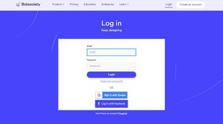 
                            6. Login - Botsociety