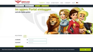 
                            5. Login » Browsergames & Online Spiele auf Upjers.com