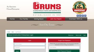 
                            2. Login - Bruns Construction Enterprises