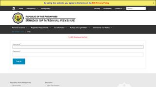 
                            4. Login - Bureau of Internal Revenue - BIR