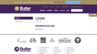 
                            2. Login | Butler Community College