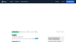 
                            4. Login by Manesh Sathyanathan on Prezi