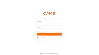 
                            2. Login | CAKE University