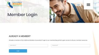 
                            6. Login - California Retailer's Association