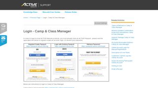 
                            4. Login - Camp & Class Manager - ACTIVE Network