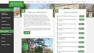 
                            4. Login | Campus Email | MyMcDaniel Portal | Archway | Blackboard ...