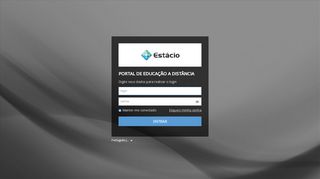 
                            3. Login - Campus Virtual Estácio - Atividade Acadêmica ...