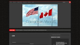 
                            7. Login | Canadian Visa