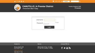 
                            4. Login - Canutillo ISD