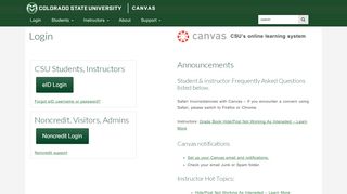 
                            10. Login - Canvas | Colorado State University