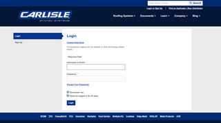 
                            9. login - Carlisle SynTec