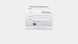 
                            3. Login - Casting Networks