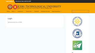 
                            5. Login – Cebu Technological University