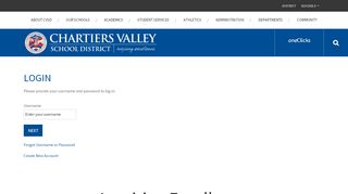 
                            9. Login - Chartiers Valley School District