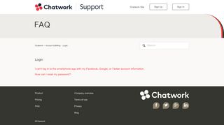 
                            2. Login – Chatwork