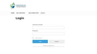 
                            7. Login - Chesapeake Bay Landscape Professional …