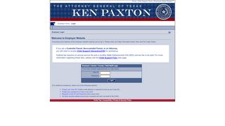 
                            2. Login - Child Support - Texas Attorney General's Office
