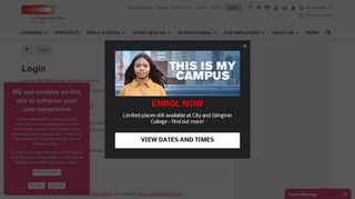 
                            5. Login | City and Islington College