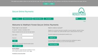 
                            4. Login - Civica Portal Payments