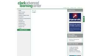 
                            7. Login - Clark Advanced Learning Center