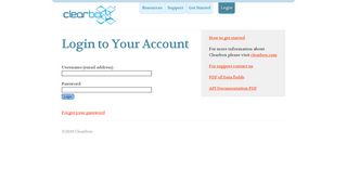 
                            2. Login - Clearbox API