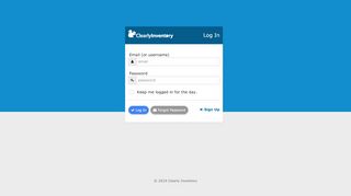 
                            1. Login Clearly Inventory