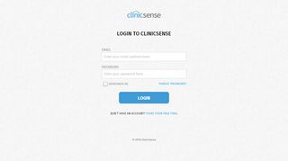 
                            11. Login | ClinicSense