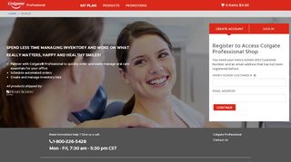 
                            4. Login | Colgate Professional Store US