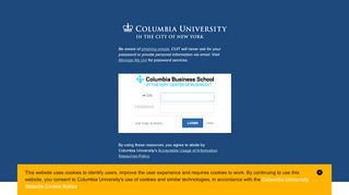 
                            4. Login - Columbia Business School