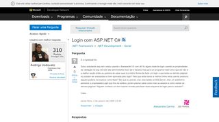 
                            1. Login com ASP.NET C# - social.msdn.microsoft.com