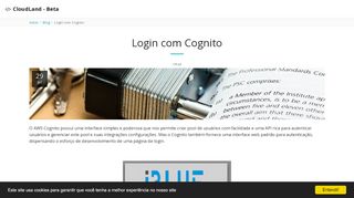 
                            7. Login com Cognito - CloudLand - Beta - 1299530.site123.me