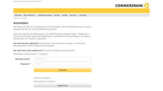 
                            2. Login | Commerzbank AG